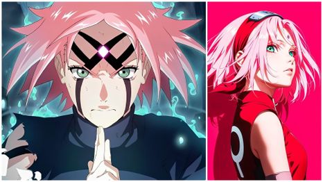 La trayectoria de Sakura Haruno en el anime Naruto y su continuación en Naruto: Shippuden es una de las más documentadas.