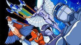 Sorceress de He-Man se transforma en un Halcón Galáctico en un increíble crossover retro