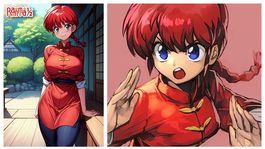 La IA lo hace realidad y presenta a Ranma haciendo un Cosplay de Chun-Li en Street Fighter