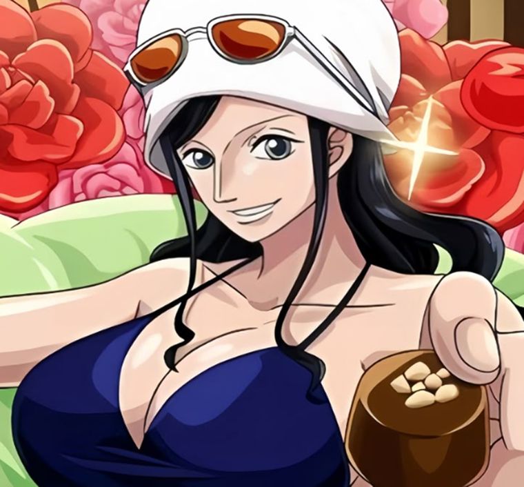 Así se vería Nico Robin como toda una saiyajin