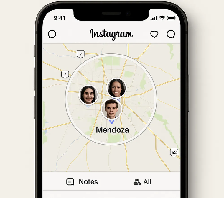 Mapa en tiempo real: las nuevas funciones de Instagram Mapa en tiempo real: las nuevas funciones de Instagram