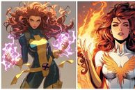 Jean Grey hace su introducción como una de las primeras estudiantes del Profesor Xavier en los X-Men.