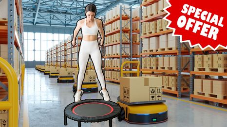 Este trampolín plegable es ideal para entrenamientos de bajo impacto y ahora tiene una rebaja especial