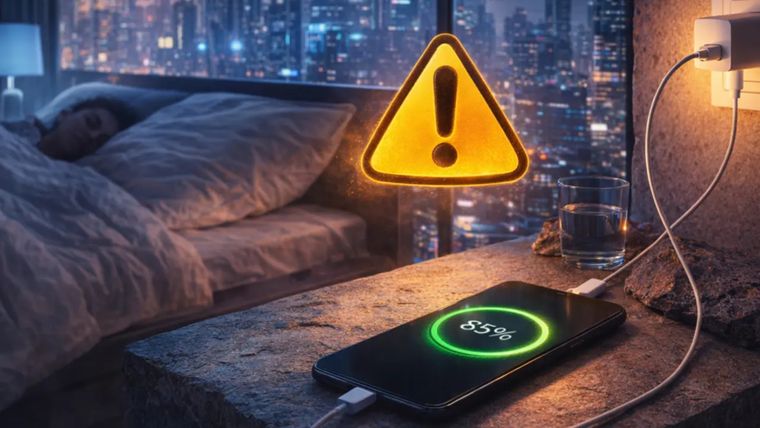Cargar el teléfono con el cargador durante la noche es seguro, pero requiere ciertos cuidados.