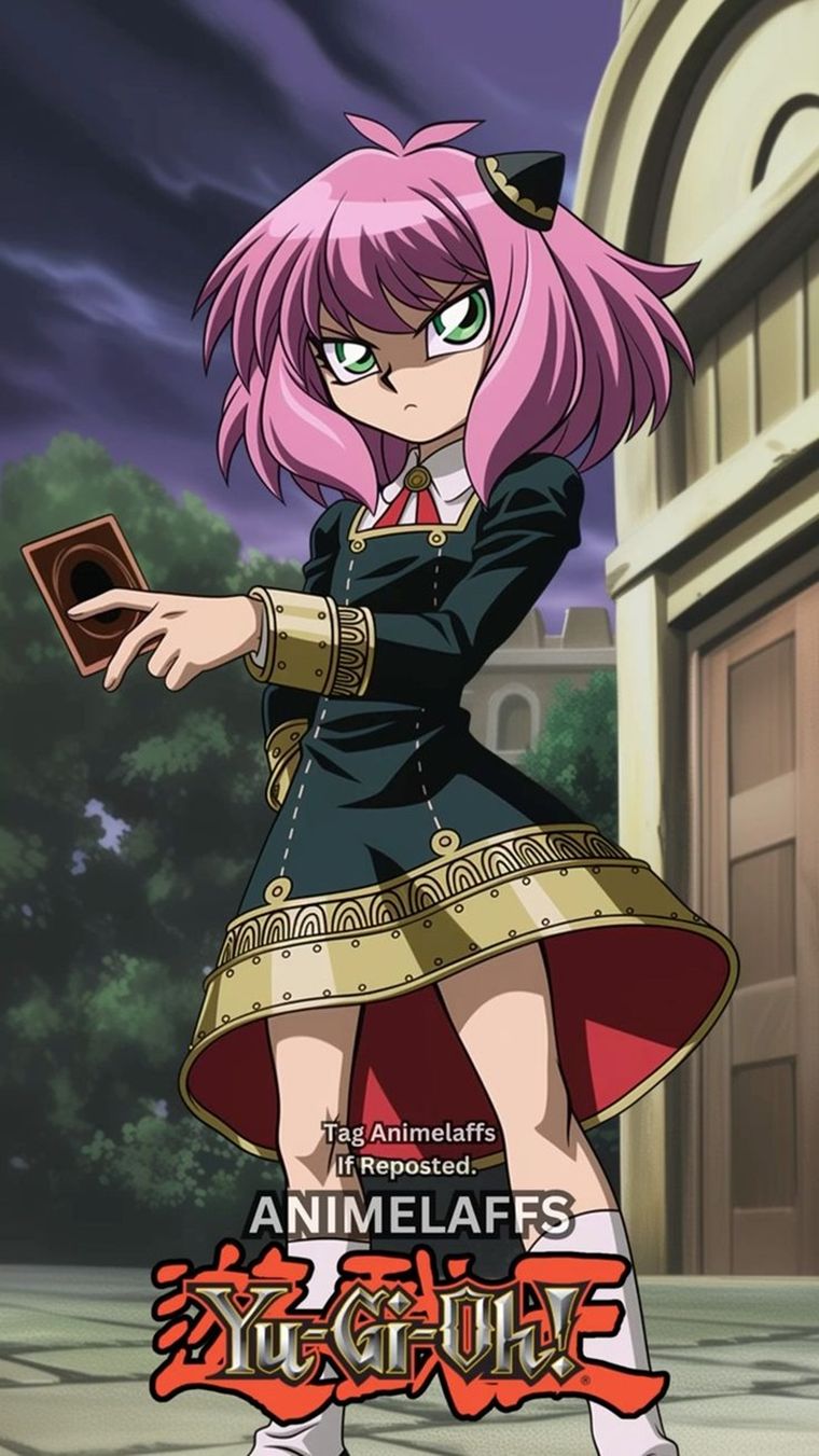 Anya Forger en Yu-Gi-Oh! Anya Forger en Yu-Gi-Oh!