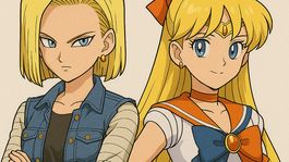 Explosiva fusión entre Dragon Ball Z y Sailor Moon: fan crea personaje que une a Androide 18 con Sailor Venus