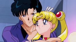 Serena y Tuxedo Mask en un fanart especial por San Valentín