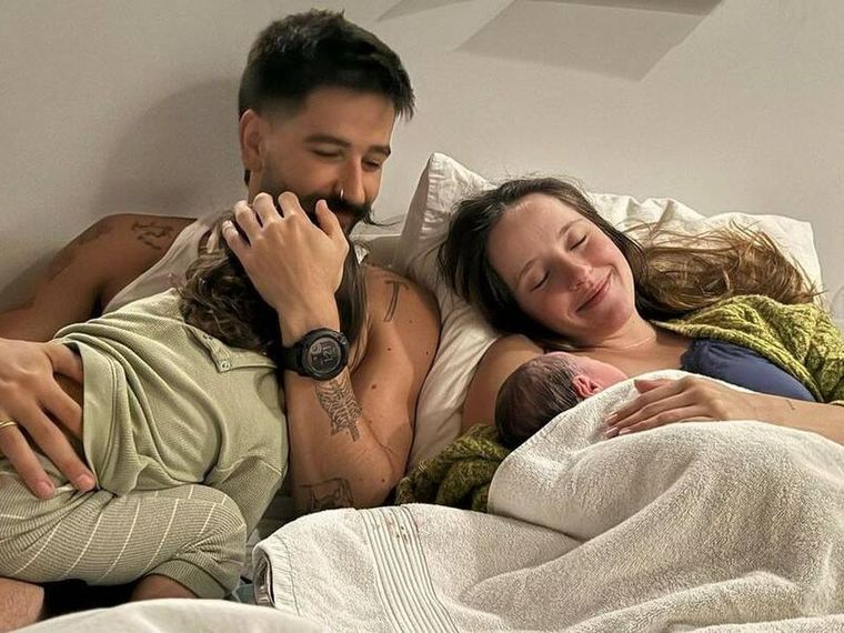 Camilo y Evaluna dieron la bienvenida a Amaranto