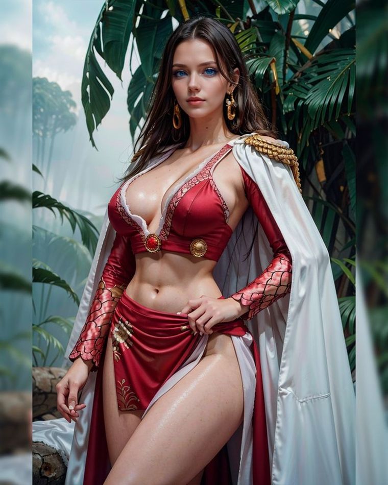 Nacida en el archipiélago de Amazon Lily, fue esclava de los Tenryuubito antes de convertirse en emperatriz y líder de las Kuja. Nacida en el archipiélago de Amazon Lily, fue esclava de los Tenryuubito antes de convertirse en emperatriz y líder de las Kuja.