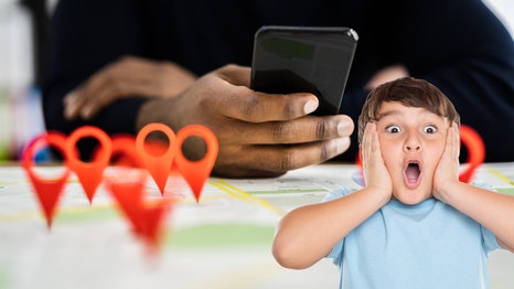 Puedes rastrar a tu hijo desde la aplicación de tu móvil.