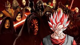 Goku, el icónico personaje de Dragon Ball, se transforma en un Lord Sith del universo de Star Wars