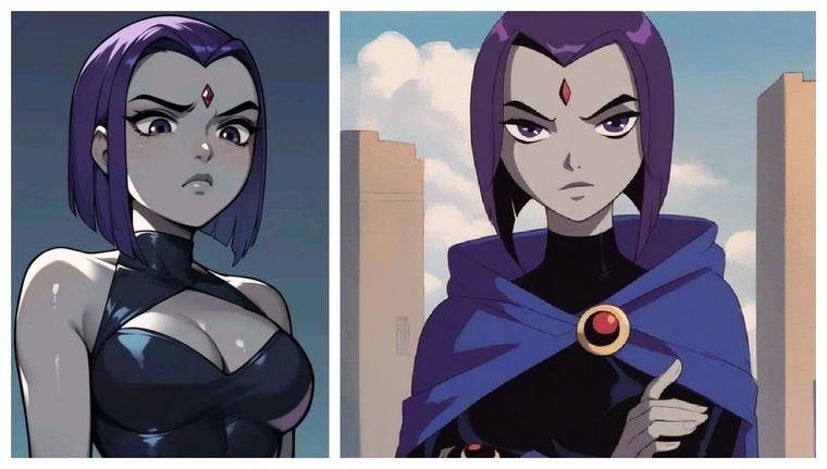 Raven es introducida como una heroína con un pasado oscuro y una gran carga emocional.