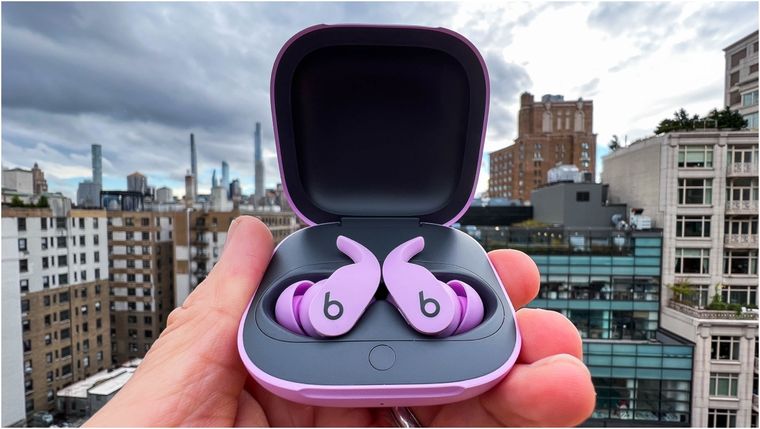 Estos auriculares Beats son ideales para hacer ejercicio.