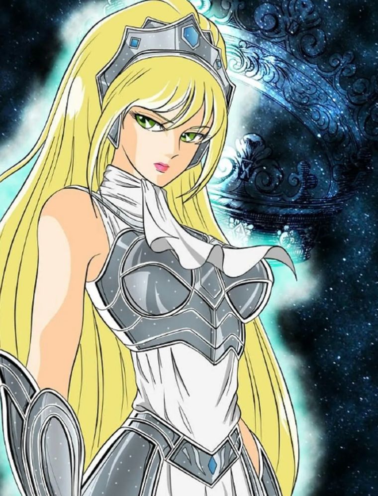 Katja, la Caballero de Bronce que representa a la constelación de la Corona del Norte Katja, la Caballero de Bronce que representa a la constelación de la Corona del Norte