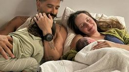 Camilo y Evaluna dieron la bienvenida a Amaranto