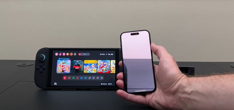 Según el video de Will It Work?, es posible utilizar un teléfono (Android o iPhone) como cámara para la Nintendo Switch2 Según el video de Will It Work?, es posible utilizar un teléfono (Android o iPhone) como cámara para la Nintendo Switch2