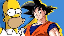 Goku Super Saiyajin 3 si viviera en el universo de Los Simpson