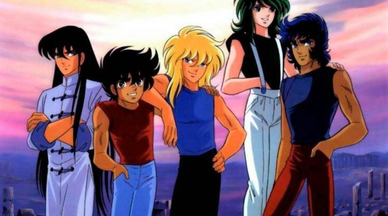 Seiya y los demás Caballeros de Bronce Seiya y los demás Caballeros de Bronce