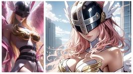 Angewomon hace su primera aparición durante una de las etapas más críticas de la serie Digimon