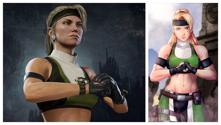 Esta IA realiza una versión impactante y anime de Sonya Blade, la heroína de Mortal Kombat
