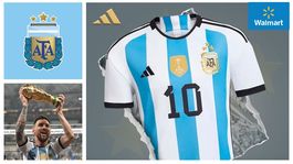 ¡Luce como Messi! Consigue la camiseta Argentina campeona 2022 a un precio increíble en Walmart