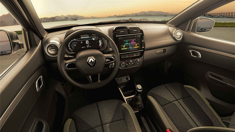 Interior del Renault Kwid Interior del Renault Kwid
