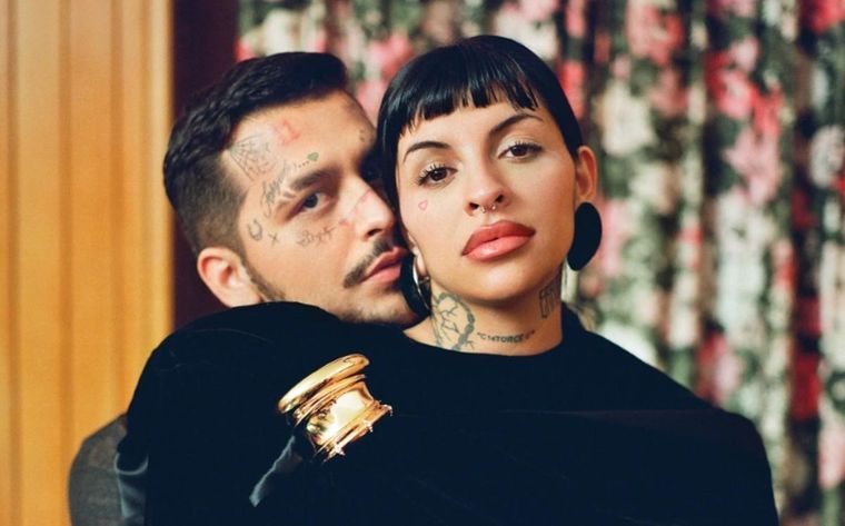 Christian Nodal y Cazzu