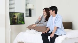 La TV táctil The Moving Style de Samsung combina portabilidad, batería y diseño en un mismo dispositivo.