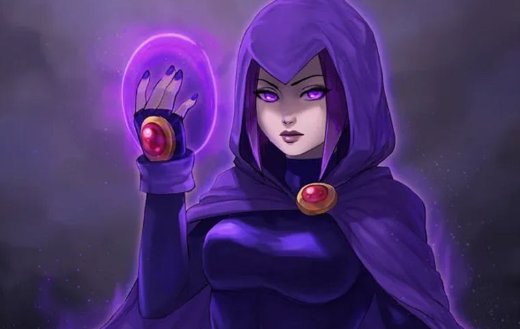 Raven, la hechicera de los Teen Titans