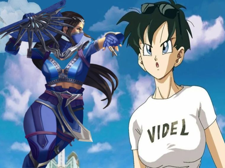 Así luce la fusión entre Videl y Kitana que arrasa en redes