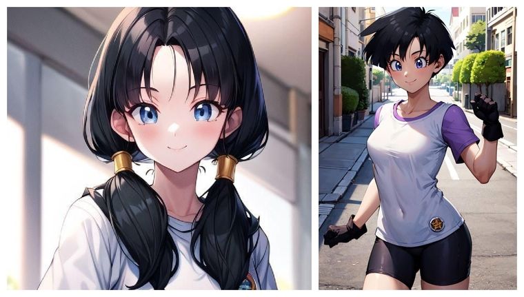 Gracias a la magia de la IA así luciría la versión hiperrealista de Videl en Dragon Ball Z