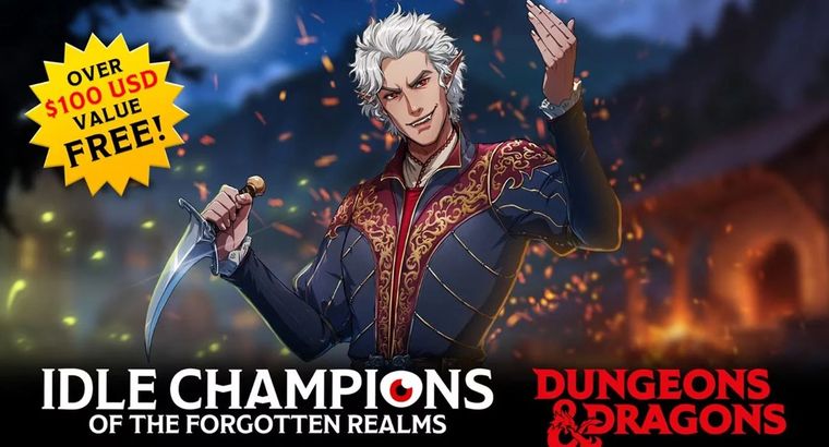 Los usuarios de Epic Games Store solo necesitan descargar el juego free-to-play "Idle Champions of the Forgotten Realms". Los usuarios de Epic Games Store solo necesitan descargar el juego free-to-play "Idle Champions of the Forgotten Realms".