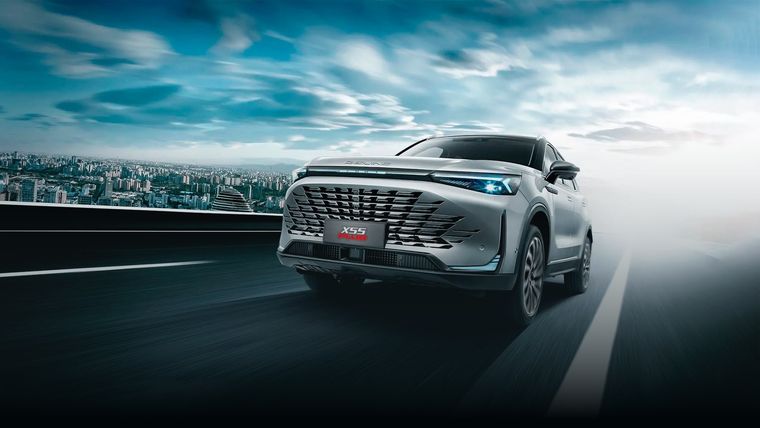 SUV de Beijing con motor turbo de 1.5 litros de 4 cilindros