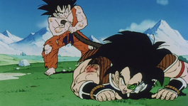 Toriyama nos trae un final alternativo oficial en el que Raditz no es villano y ayuda a Goku.