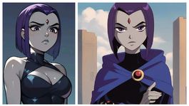 Raven es introducida como una heroína con un pasado oscuro y una gran carga emocional.