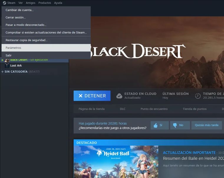 Para acceder a estas funciones, es necesario unirse al programa Beta del cliente de Steam Para acceder a estas funciones, es necesario unirse al programa Beta del cliente de Steam