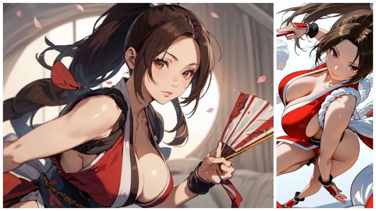 Mai Shiranui debutó originalmente en Fatal Fury 2, pero su consagración llegó con The King of Fighters.