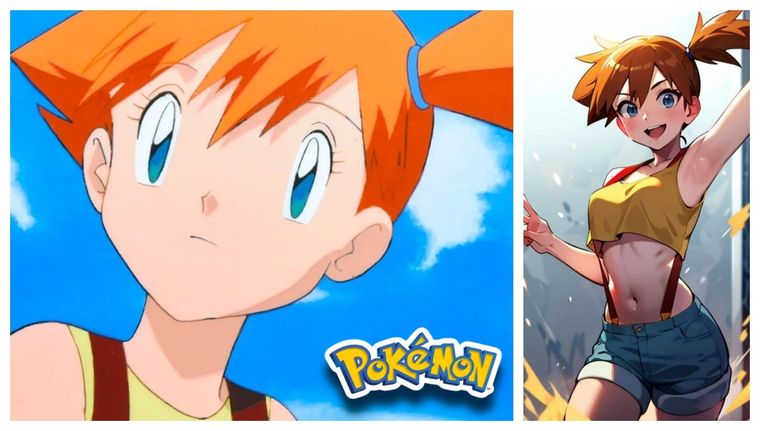 Gracias a esta IA nunca volverás a ver de forma tan bella a la legendaria Misty de Pokémon