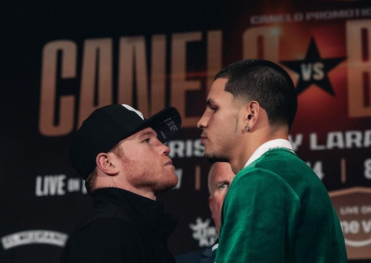 Canelo Álvarez y Edgar Berlanga.