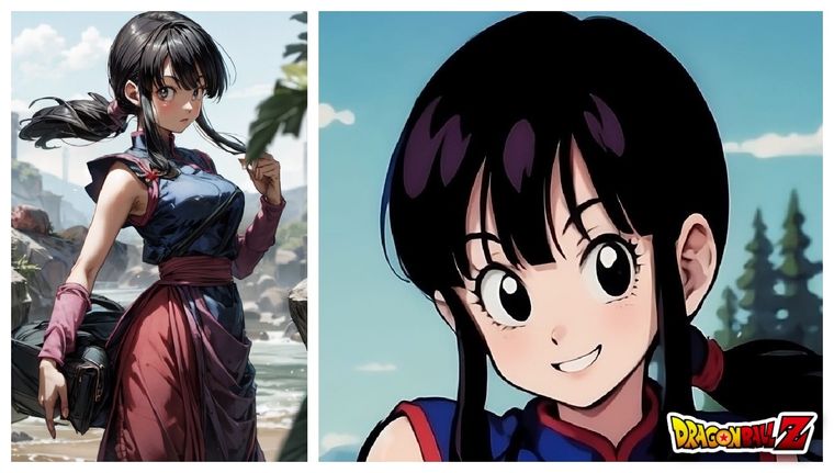 Estos son los 5 mejores FanArts que la IA desarrolló para Milk, la esposa de Goku en Dragon Ball