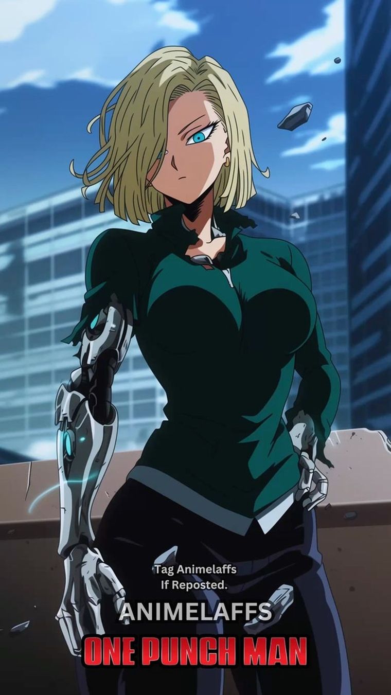 Androide 18, una luchadora cyborg en el mundo de One Punch Man. Androide 18, una luchadora cyborg en el mundo de One Punch Man.
