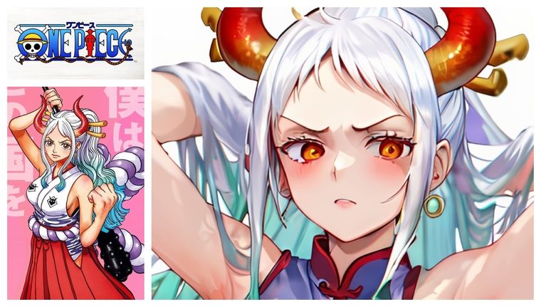 Gracias a la IA podemos ver por primera vez la versión hiperrealista de Yamato, del anime One Piece