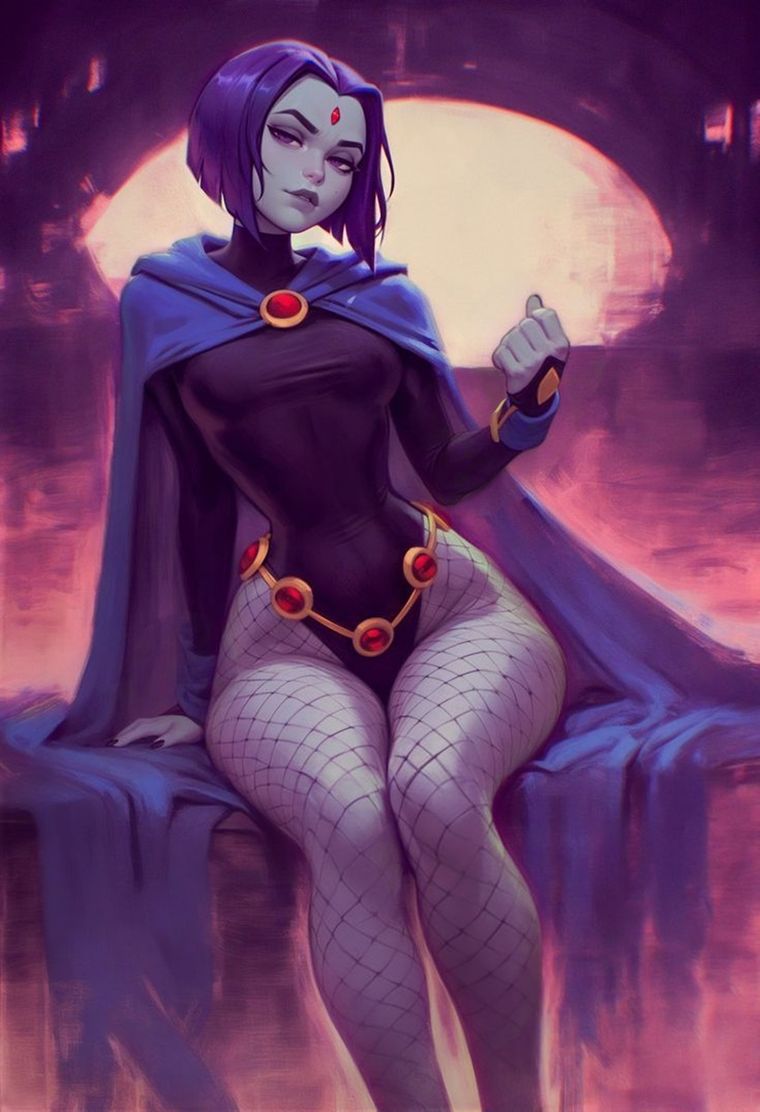 A lo largo de la serie animada Teen Titans, Raven desarrolla fuertes lazos con sus compañeros de equipo. A lo largo de la serie animada Teen Titans, Raven desarrolla fuertes lazos con sus compañeros de equipo.