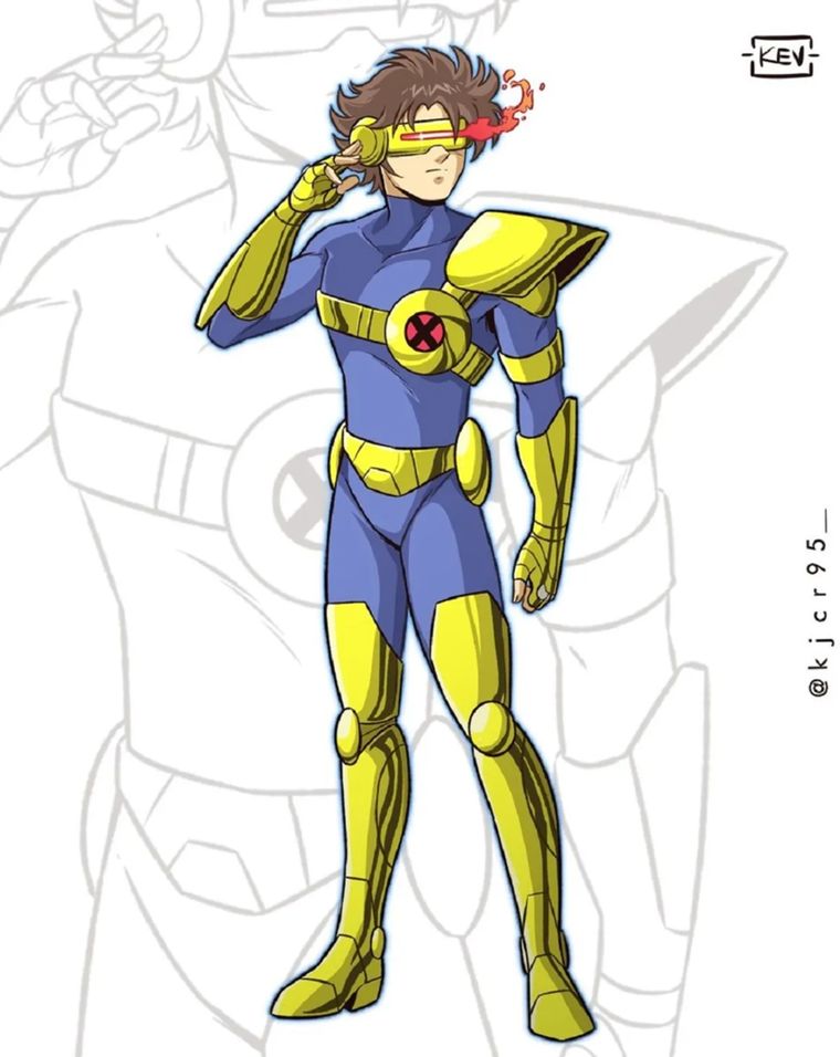 Cíclope con una armadura muy parecida a la de Pegaso. Cíclope con una armadura muy parecida a la de Pegaso.