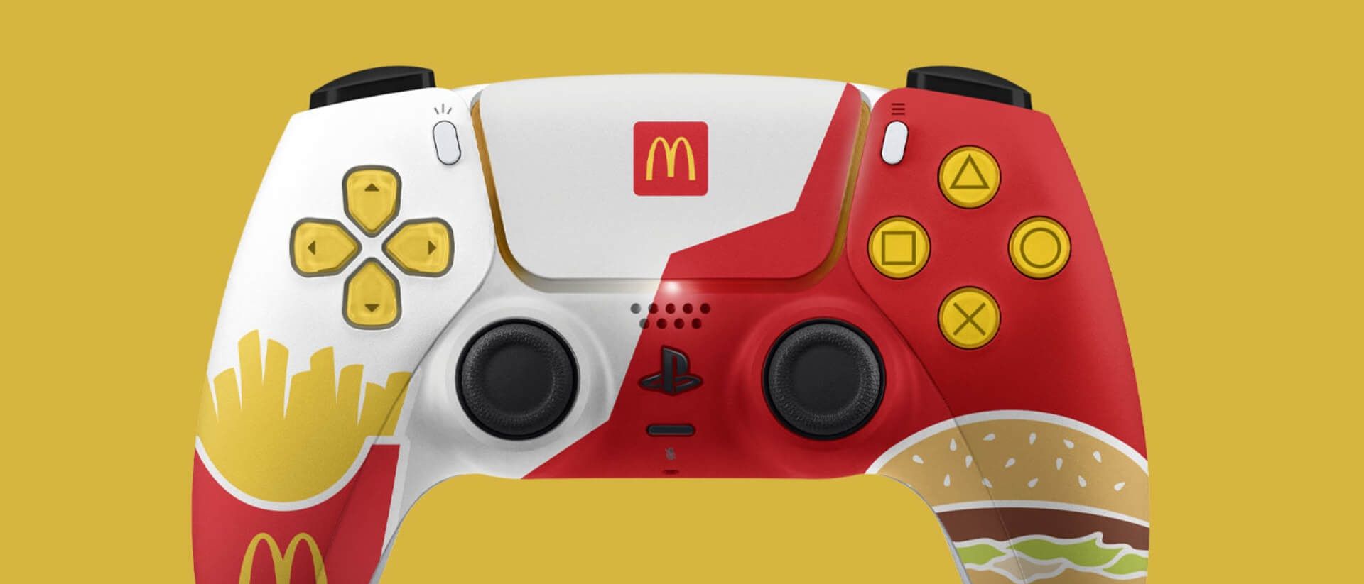 El joystick de McDonalds permite a los gamers seguir jugando mientras comen.