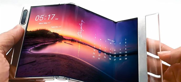La durabilidad será uno de los principales desafíos para el próximo Samsung teléfono enrollable. La durabilidad será uno de los principales desafíos para el próximo Samsung teléfono enrollable.