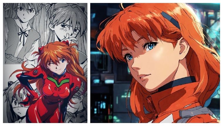 Asuka Langley Soryu es introducida en la serie como la piloto del EVA-02 y la Segunda Elegida