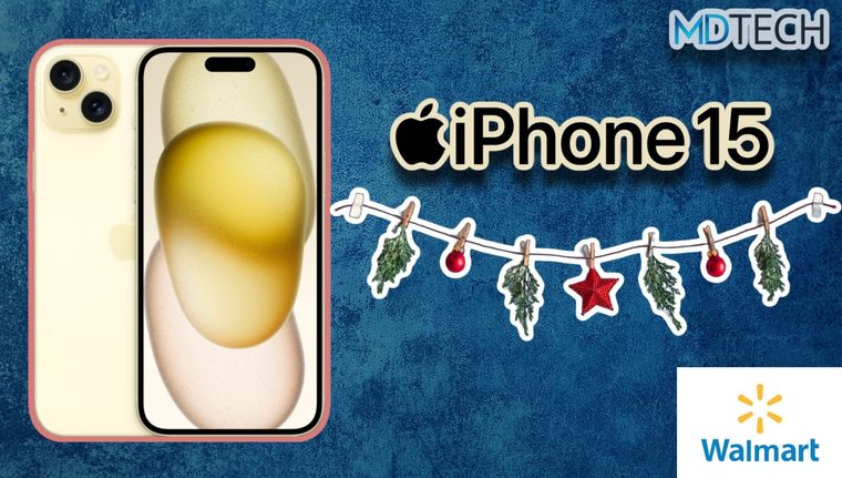 Gracias a la Navidad, el iPhone 15 tiene un precio de regalo en Walmart