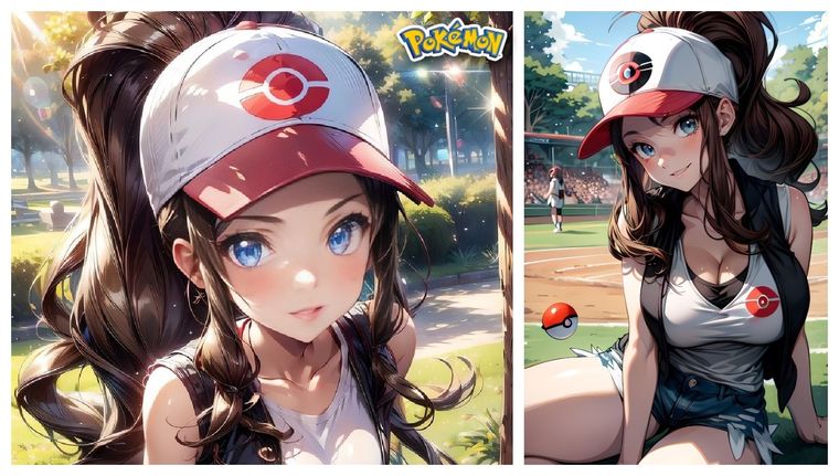 Hilda de la serie Pokémon se convierte en la entrenadora más atrevida gracias a la magia de la IA