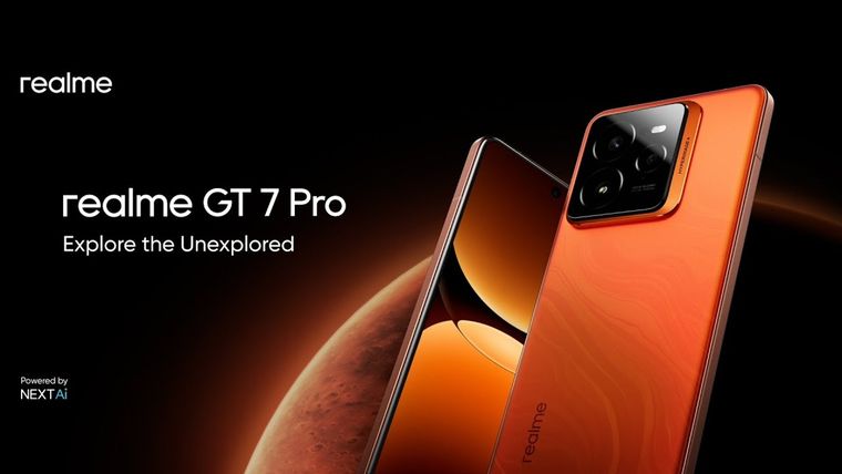realme GT 7 Pro: rendimiento con IA a un precio competitivo. realme GT 7 Pro: rendimiento con IA a un precio competitivo.
